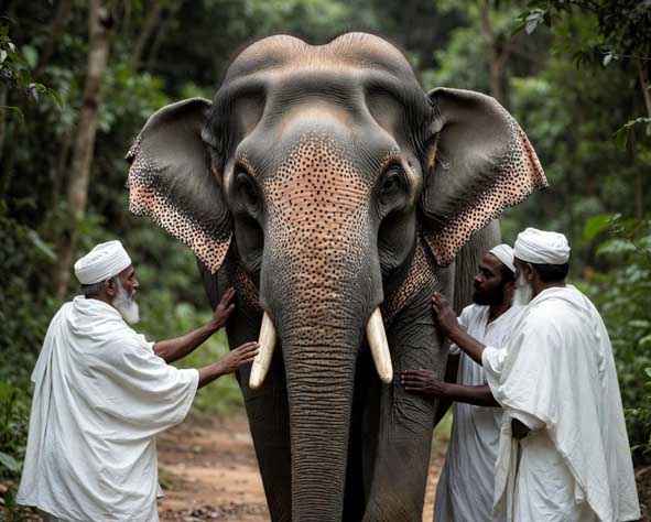 Three Blind Men and the Elephant